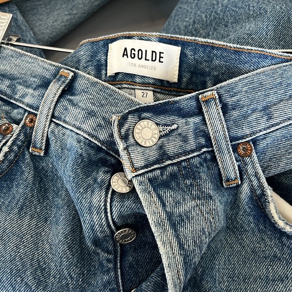 AGOLDE Riley Crop Jeans NWOT - Picture 5 of 11